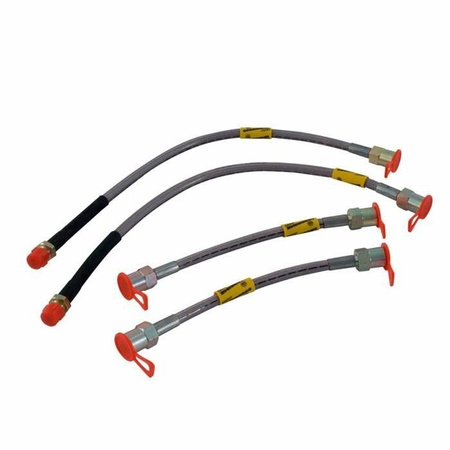 Braided brake lines Audi V8 - TAU0600-4P