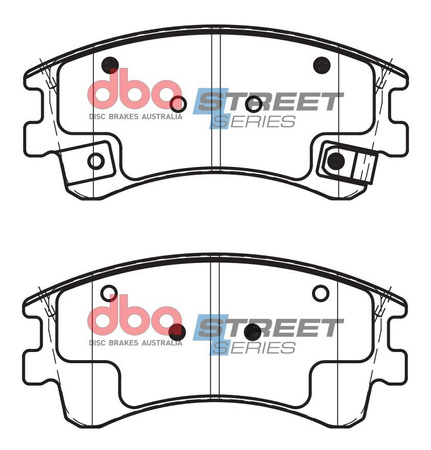 Brake Pads Street Series Ceramic front - DB1484SS MAZDA 6 GG GY