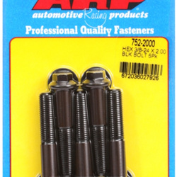 ARP "3/8""-24 x 2.000 hex black oxide bolts" (5pcs)