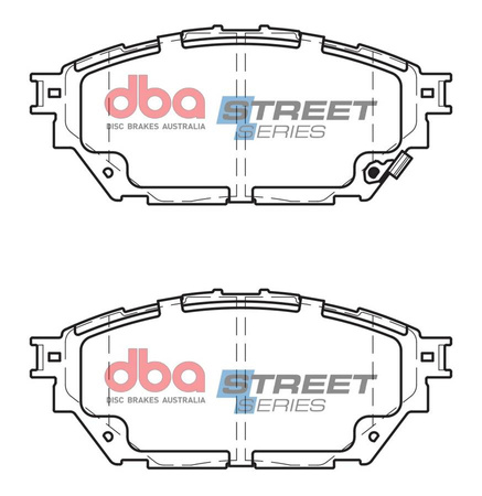 Vordere DBA-Bremsbeläge Street Series, halbmetallisch – DB2423SS