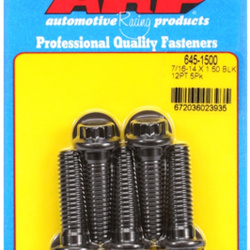 ARP "7/16""-14 X 1.500 12pt 1/2 wrenching black oxide bolts"5pcs