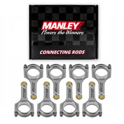 Zestaw korbowodów Manley Pro-Series dla Chevrolet BBC I-Beam Conrod Set 6.535 14266R6-8