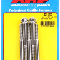 Śruby ARP "1/4""-20 x 2.500 hex SS bolts" (5pcs)