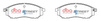 Bremsbeläge vorne DBA Brake Pads Street Series Ceramic - DB1696SS INFINITI EX30D EX37 FX35 FX45 G37 M30D M35h M37 Q70 Hybrid QX50 QX70 NISSAN Aust NZ Murano Z50 Z51 Navara D40 Pathfinder Qashqai +2 Skyline V35 V35 V36 V36 Stagea C34 RENAULT Koleos