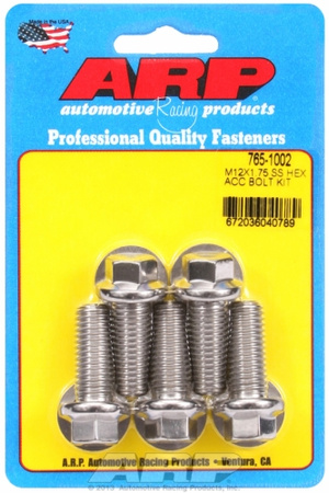 ARP Bolt Kit M12 x 1.75 x 30 SS Hex