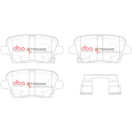 Klocki hamulcowe tylne DBA Brake Pads Xtreme Performance - DB15019XP
