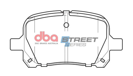 Klocki hamulcowe przednie DBA Brake Pads Street Series Ceramic - DB1345SS TOYOTA Aust NZ Camry MCV20R SVX20R Harrier Windom