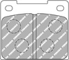 Ferodo Racing DSUNO brake pad rear FCP809Z AUDI RS3 CATERHAM Super Seven CITROEN C2 DS3 CUPRA Leon FORD Cortina Escort 1 Fiesta GINETTA G4 LANCIA Flavia Berlina LOTUS Elan Seven PEUGEOT 206 208 PIPER GTT ROVER Dolomite SEAT TALBOT Avenger TOYOTA GT-86,