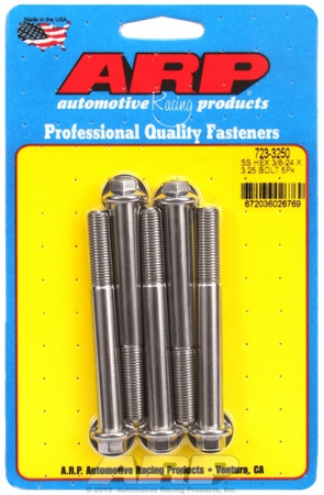 ARP "3/8""-24 x 3.250 hex SS bolts" (5pcs)