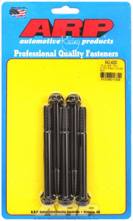 Śruby ARP "3/8""-16 x 4.000 12pt black oxide bolts" (5pcs)