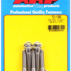 ARP "1/4""-28 x 1.250 hex SS bolts" (5pcs)