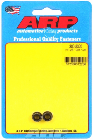 ARP "1/4""-28 12pt nut kit" (2pcs)