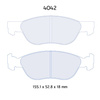 Carbone Lorraine RC5 brake pads - Alfa Romeo 145/146 1,8 Twin Spark 16V (all)