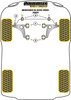 Tuleja stabilizatora przód 28.5mm  Powerflex Black Series Mercedes-Benz SL R129 (1989-2001) PFF40-403-28.5BLK