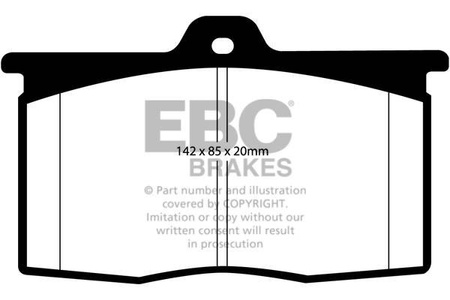 DP4041R - EBC Brakes YELLOWSTUFF sorozatú fékbetét készlet