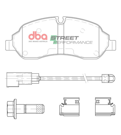 Brake Pads Street Performance universal - DB15113SP