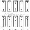 King főcsap héj TOYOTA 3SGTE, 16V 2.0L - MB5554XPC0.5