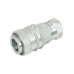 Female quick coupler for fuel sampling