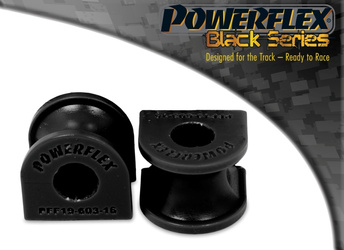 Front Anti Roll Bar Bush 16mm Powerflex Polyurethane Bush Black Series Ford Fiesta Models Fiesta Mk3 inc RS Turbo (1989-1996) PFF19-603BLK