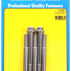 ARP "3/8""-24 x 3.750 12pt 7/16 wrenching SS bolts" (5pcs)