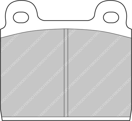 Klock hamulcowe Ferodo Racing DSUNO przednie FCP11Z ALFA ROMEO 1750 2000 GT Montreal Spider FERRARI 246 308 365 Dino GLAS 2600 GT/3000 LANCIA Stratos MERCEDES W108 W110 W115 OPEL Admiral Commodore Diplomat Kapitan Monza SENATOR PORSCHE 908/1 911,