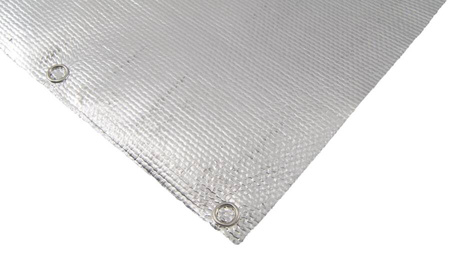 Universal aluminized thermal mat with IRP fastening