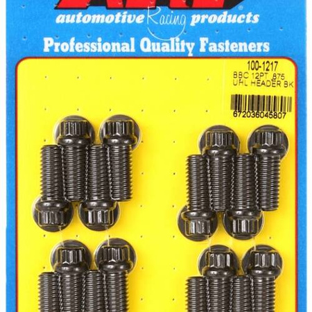 Főcsavarok készlet ARP 100-1217 ARP BB Chevy 12pt .875 UHL header bolt kit Chevrolet Big Block