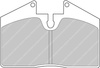 Ferodo Racing DS2500 brake pad front FCP451H FERRARI 348 456 GT/GTA 512 F355 F512M MASERATI 3200 GT Spyder Coupe' PORSCHE 911 911 964 993 928 944 968 993