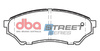 DBA Brake Pads Utcai sorozat első fékbetétek Kerámia - DB2058SS MITSUBISHI Shogun Pinin