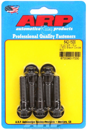 Śruby ARP "3/8""-16 x 1.500 12pt black oxide bolts" (5pcs)