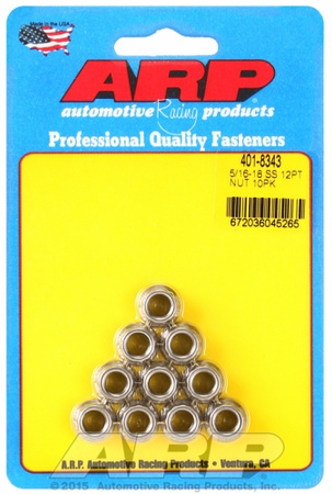 ARP 5/16-18 SS 12pt nut kit