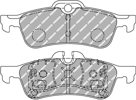 Ferodo Racing DS2500 galinės stabdžių kaladėlės FCP1676H MINI R50 R50,R53 R52 R53 R56 