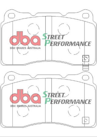 Bremsbeläge hinten DBA Brake Pads Street Performance ECE R90 certified Hawk HB453x.585 - DB1678SP CADILLAC ATS CTS-V CTS CHEVROLET Camaro 5th Gen 6th Corvette C7 Stingray FORD Aust NZ Mustang Generation Shelby HONDA Civic 10th FK8 9th FK2 MITSUBISHI