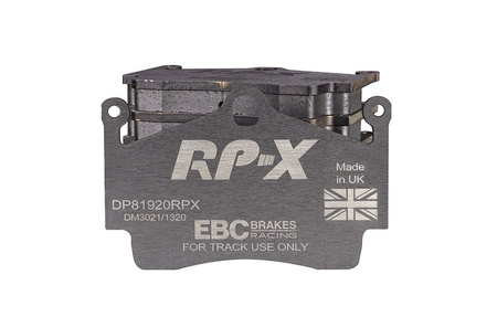 DP81920RPX - Zestaw wyścigowych klocków hamulcowych seria RP-X Racing EBC Brakes