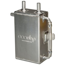 OBP Baffled 1 Litre Square Bulk Head Mount Oil Catch Tank