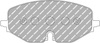 Ferodo Racing DS2500 első fékbetét FCP5194H AUDI A3 Sportback SKODA OCTAVIA V NX3 Combi NX5 VOLKSWAGEN GOLF VIII CD1 Variant CG5