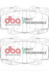 Brake Pads Street Performance Hawk HB316x.670 front - DB1739SP TOYOTA Aust NZ Malaysia and Philippines Fortuner Hi-Lux Double Cab KUN25 Extra Single AHT KUN26 MRO