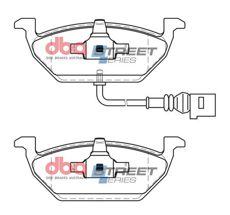 Brake Pads Street Series Ceramic front - DB1405SS AUDI A1 8X GB A2 8Z A3 8L 8P Cabriolet SEAT Altea Arona Cordoba Ibiza 6J 6L 6P A0 Leon 1M 1P Mii Toledo SKODA Citigo Fabia 5J 6Y NJ Praktik Kamiq Octavia 1U 1Z Rapid Spaceback Roomster fzj80-0177785 Scala