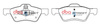 Klocki hamulcowe przednie DBA Brake Pads Street Series Ceramic - DB1821SS