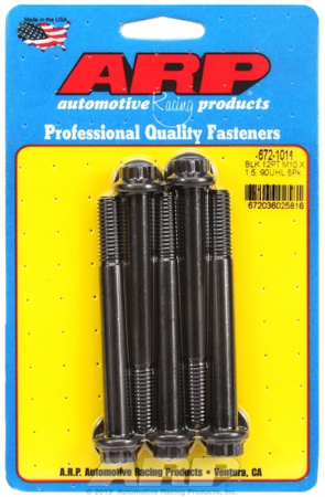 ARP M10 x 1.50 x 90 12pt black oxide bolts (5pcs)