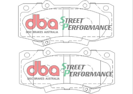 Klocki hamulcowe przednie DBA Brake Pads Street Performance (Hawk HB703x.665) - DB2221SP