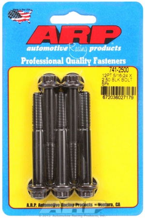Śruby ARP "5/16""-24 x 2.500 12pt black oxide bolts" (5pcs)