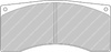 Ferodo Racing DS3000 brake pad front FRP1077R CITROEN C3 DS3 R5 FERRARI 360 FORD Fiesta GINETTA G55 PEUGEOT 206 208 SKODA Fabia SUZUKI Swift TOYOTA GT-86 VOLKSWAGEN Polo,
