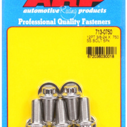 Śruby ARP "3/8""-24 x  .750 12pt SS bolts" (5pcs)