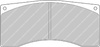 Klock hamulcowe Ferodo Racing DS2500 przednie FRP1077H CITROEN C3 DS3 R5 FERRARI 360 FORD Fiesta GINETTA G55 PEUGEOT 206 208 SKODA Fabia SUZUKI Swift TOYOTA GT-86 VOLKSWAGEN Polo,