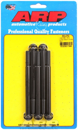ARP "3/8""-16 X 4.750 hex black oxide bolts" (5pcs)