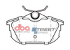 Brake Pads Street Series Ceramic rear - DB1382SS MITSUBISHI Carisma Colt Spacestar PROTON Malaysia and Philippines Waja Impian SMART Forfour W454 Brabus VOLVO S40 T4 V40 Mk1