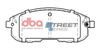 Klocki hamulcowe przednie DBA Brake Pads Street Series Ceramic - DB2287SS
