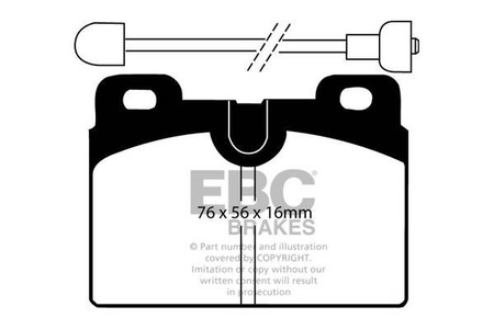 DP428 - Ein Satz Bremsbeläge serie ULTIMAX2 EBC Brakes
