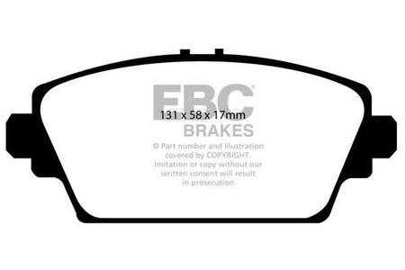 DP51339NDX - Ein Satz Bremsbeläge serie BLUESTUFF NDX EBC Brakes